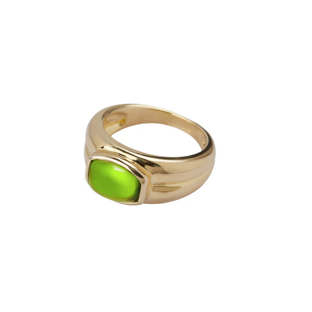 ARGENTO VIVO THE DOUBLE DOME GEMSTONE RING