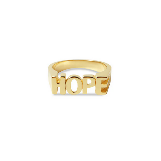 ARGENTO VIVO HOPE RING