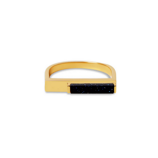 ARGENTO VIVO THE U SHAPE BAR RING
