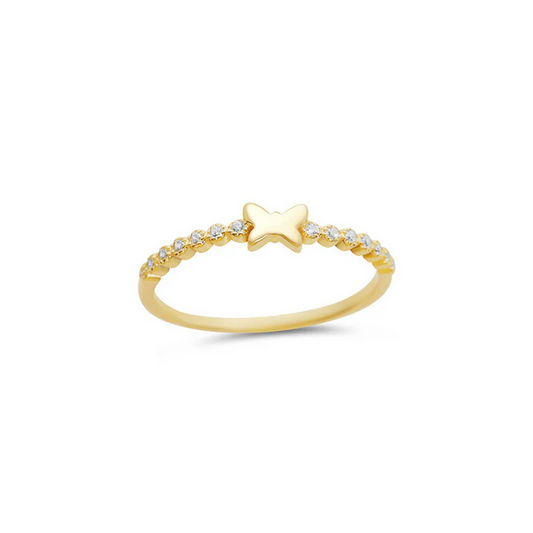 ARGENTO VIVO THE BUTTERFLY CZ RING