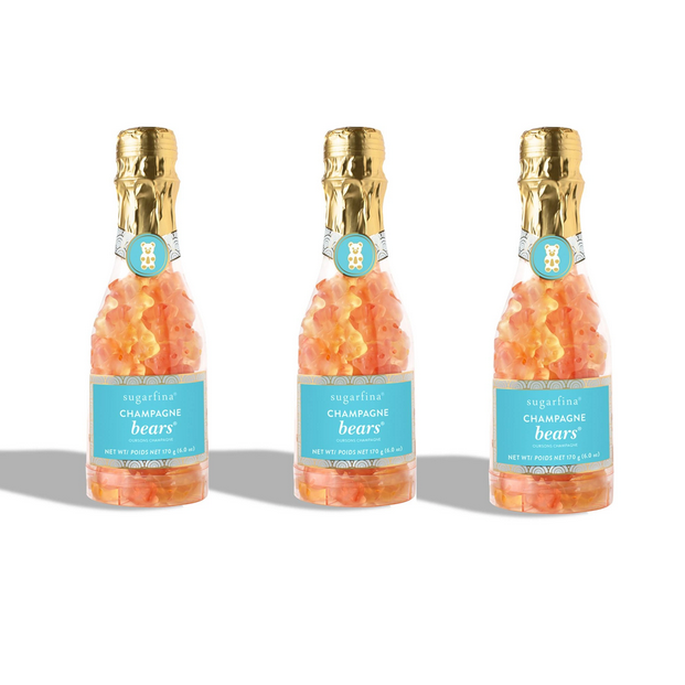 Sugarfina Champagne Celebration Bottle 3 Piece Bundle