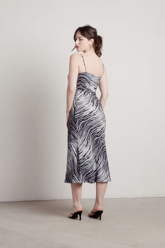 Tobi Women's Rima Tiger Print Cami Midi Dress