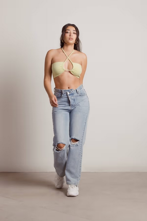 Tobi Women's Blinding Lights Bandeau Top
