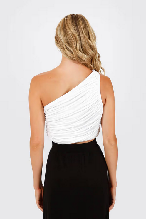 Tobi Women's Octavia Crop Top - WHITE