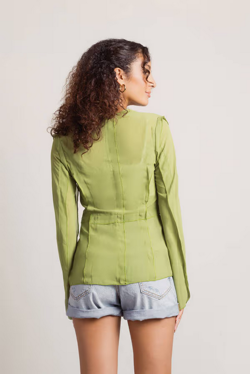 Tobi Women's Take Me Out Open Front Blouse