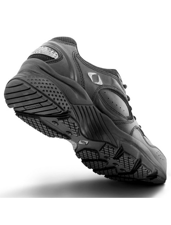 Apexfoot Men's Strap Walking Shoe - X Last - 3-Strap - Black
