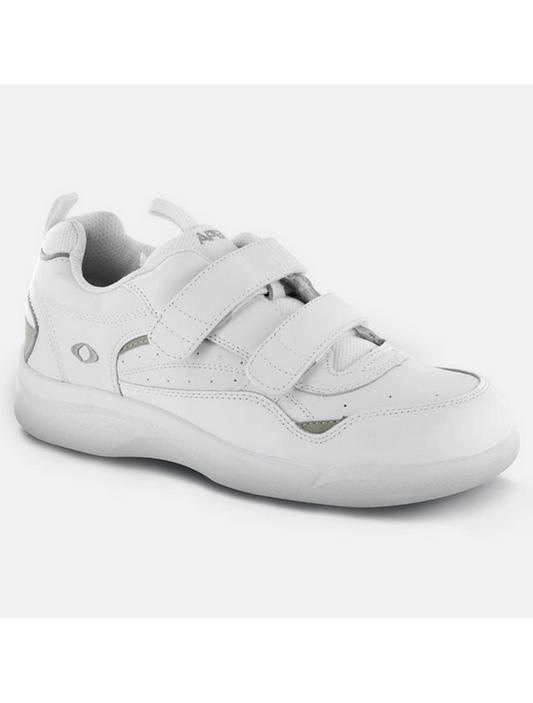Apexfoot Men's Double Strap Active Walkers Active Shoe - Biomechanical - White