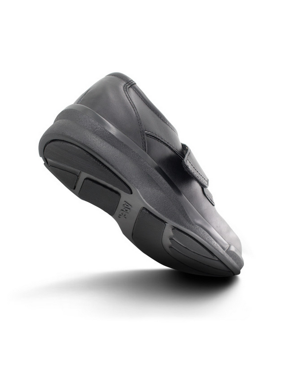 Apexfoot Men's Biomechanical Single Strap Casual Shoe - Black