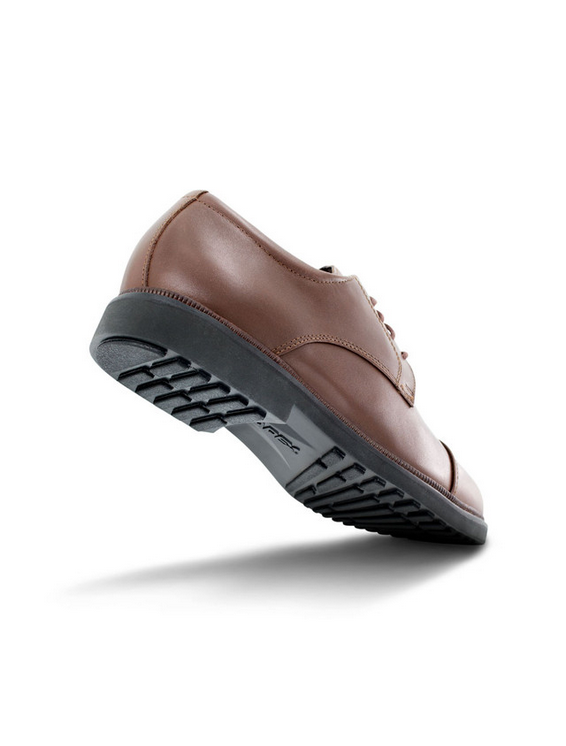 Apexfoot Men's Cap Toe Oxford Dress Shoe Lexington - Brown