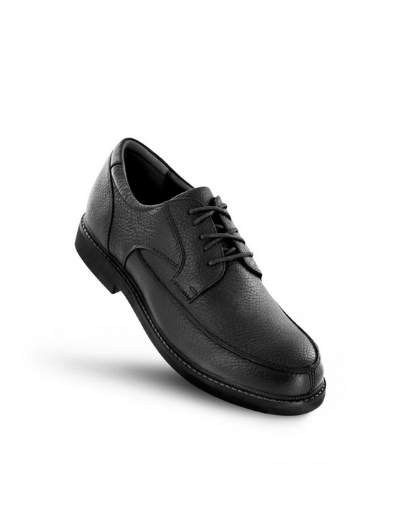 Apexfoot Men's Moc Toe Oxford Dress Shoe Lexington - Black