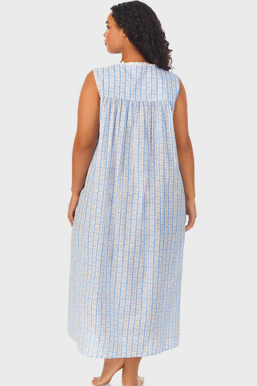 Lanz of Salzburg Women's Tyrolean Heart Cotton Nightgown Plus