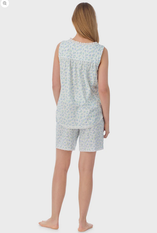 Lanz of Salzburg Women's Tulip Knit Shortie Pajama