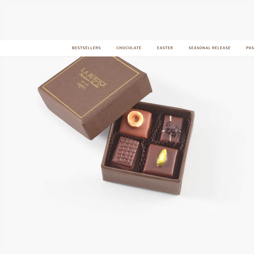 L.A. Burdick Chocolates A Taste of Burdick Favor