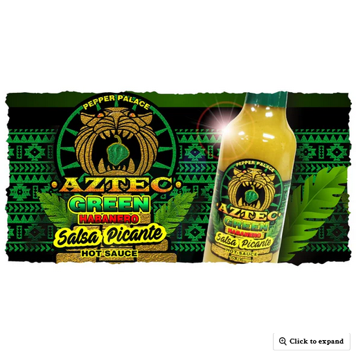 Pepper Palace Aztec Green Habanero Salsa Picante