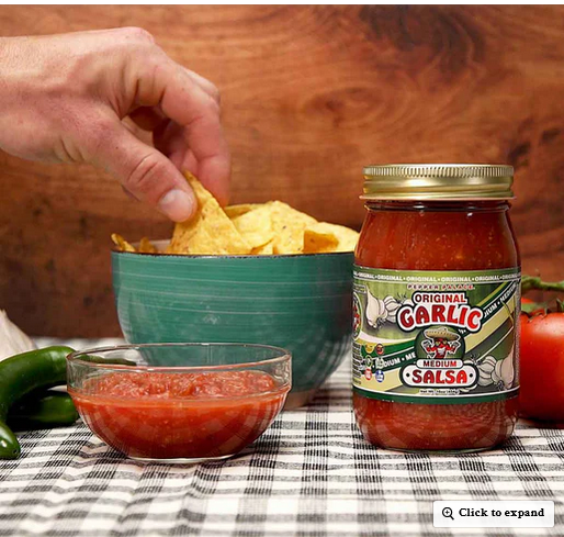 Pepper Palace Original Garlic Medium Salsa