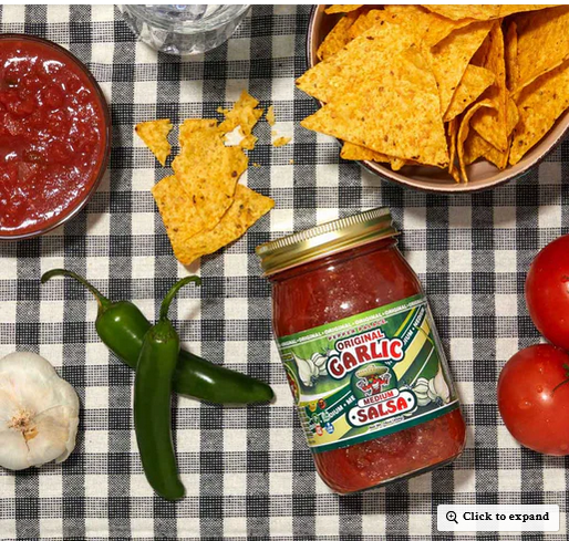 Pepper Palace Original Garlic Medium Salsa
