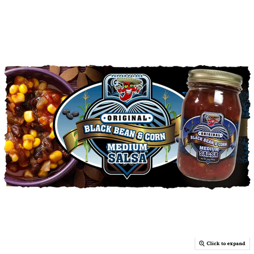 Pepper Palace Original Black Bean and Corn Salsa - Medium