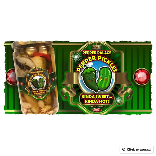 Pepper Palace Pepper Pickles Kinda Sweet... Kinda Hot