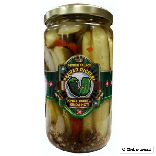 Pepper Palace Pepper Pickles Kinda Sweet... Kinda Hot