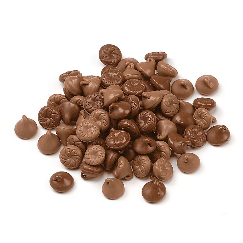 Wilbur Chocolate Wilbur Mixed Milk & Semisweet Chocolate Buds - 20 lb. 4/5 lb. Case