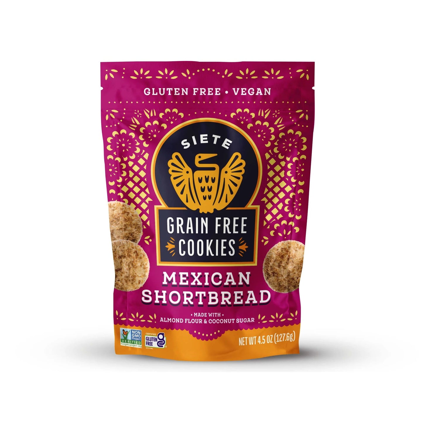 Siete Foods Mexican Shortbread Cookies - 6 bags