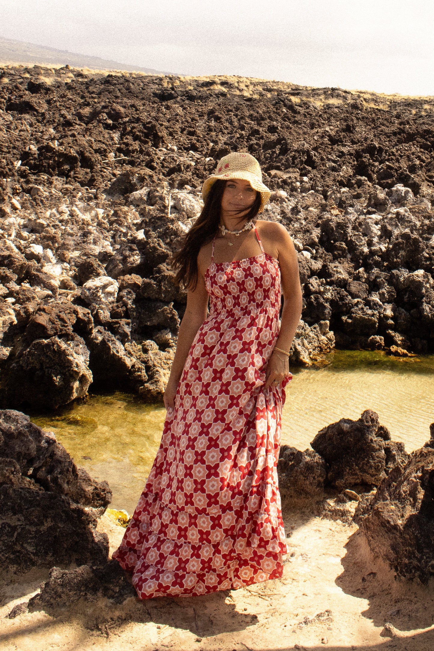 Tiare Hawaii Bellini Maxi Dress - Casablanca Red