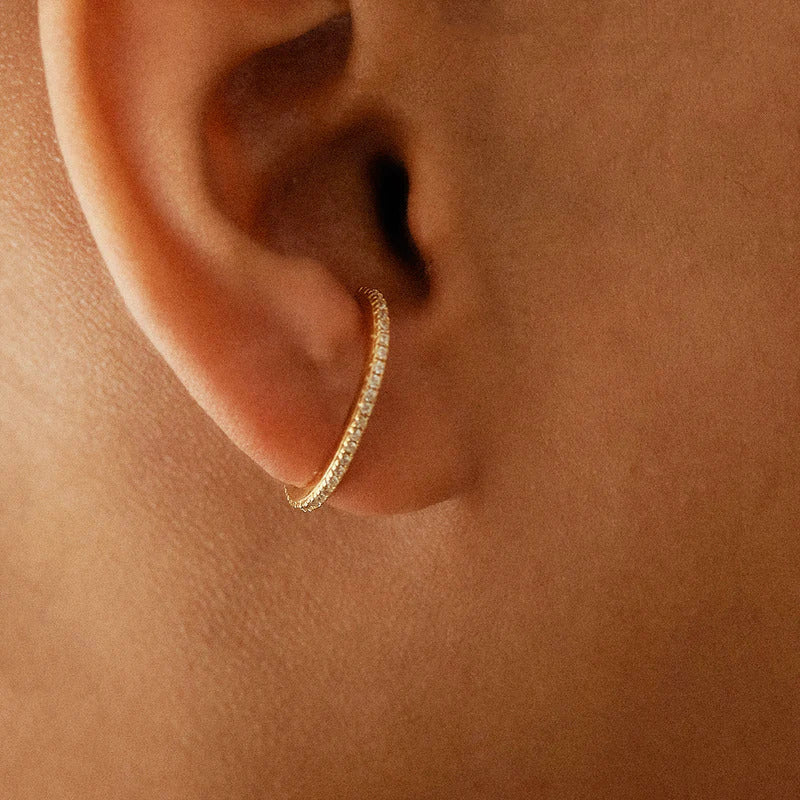 ARGENTO VIVO THE PAVE EAR SUSPENDER