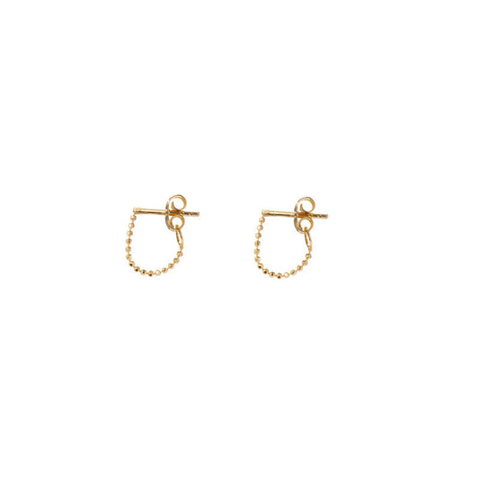 ARGENTO VIVO THE BALL CHAIN EARRING