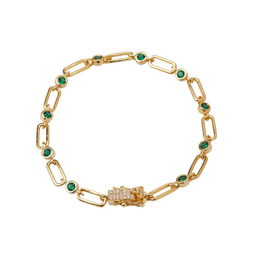 ARGENTO VIVO THE CZ CLIP BRACELET