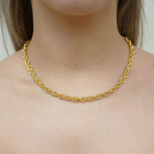 ARGENTO VIVO THE HOLLOW ROPE NECKLACE