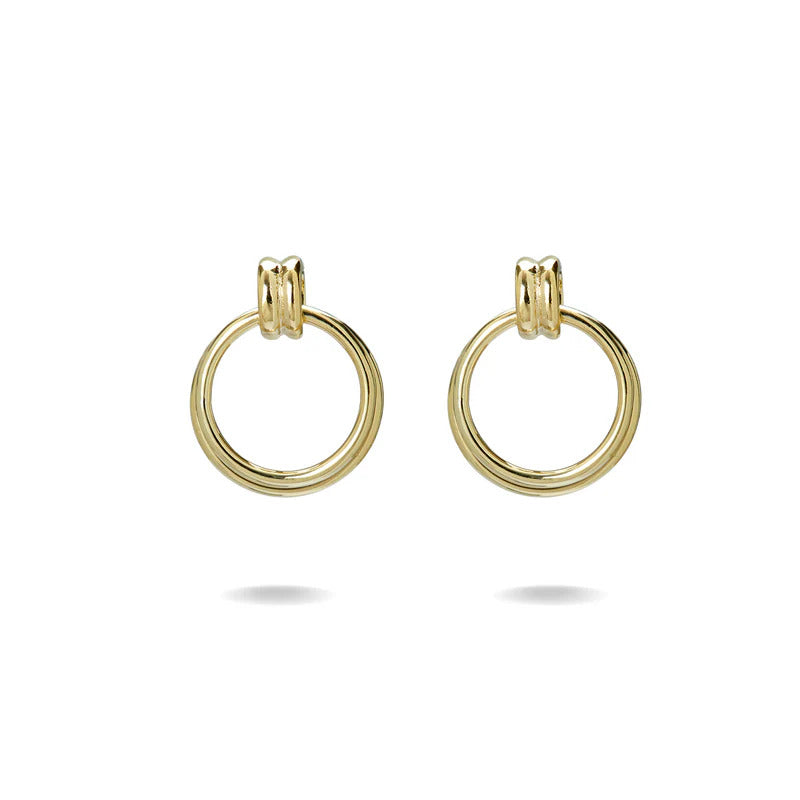 ARGENTO VIVO THE DOUBLE DOOR KNOCKER HOOP