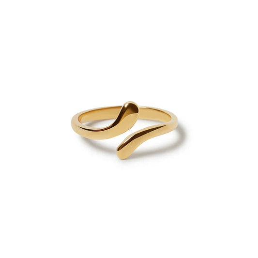 ARGENTO VIVO THE PEAR BYPASS RING