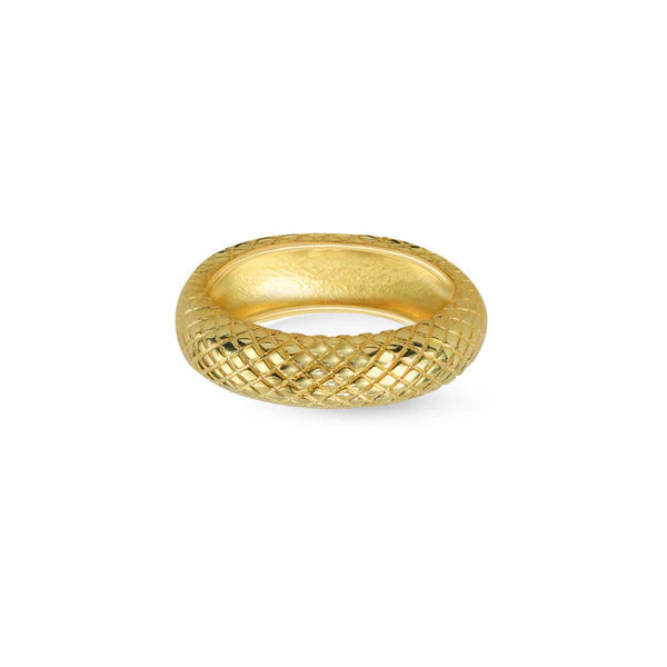 ARGENTO VIVO THE TEXTURED CYLINE RING