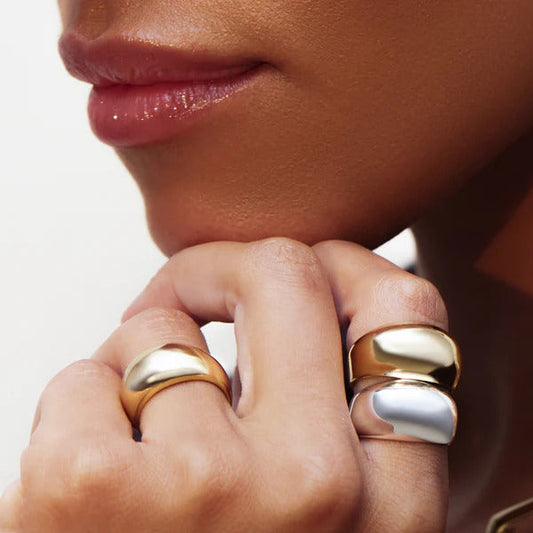 ARGENTO VIVO ORB RING