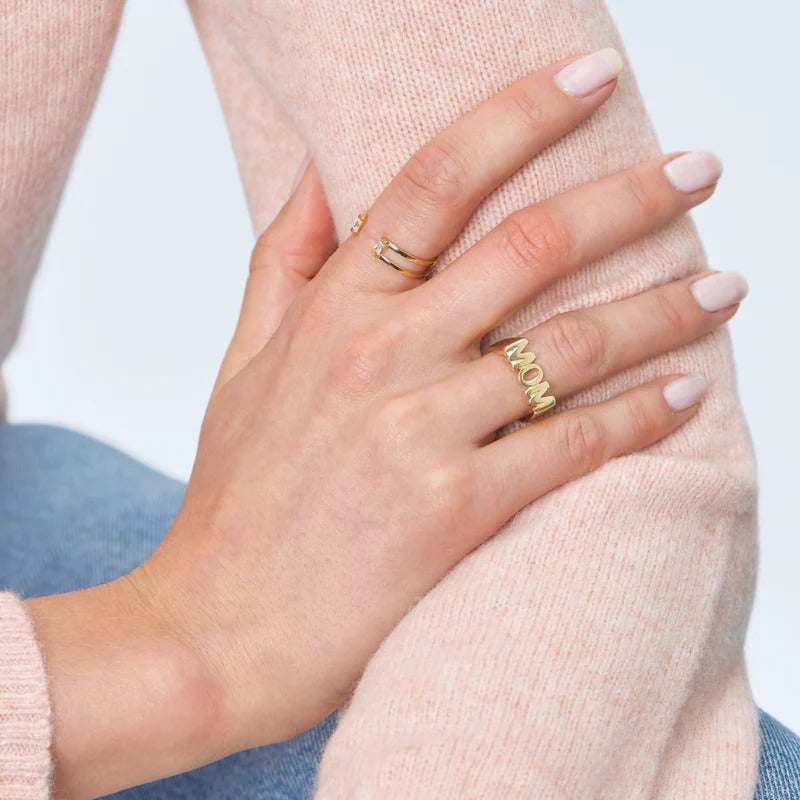 ARGENTO VIVO MOM RING