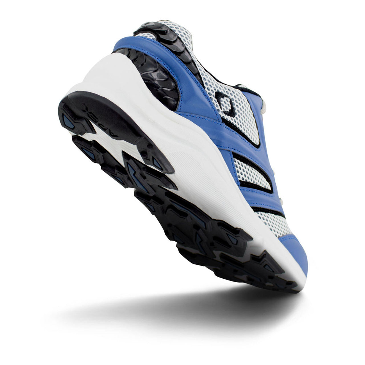 Apexfoot Men's Stealth Runner Active Shoe - V Last - White/Blue