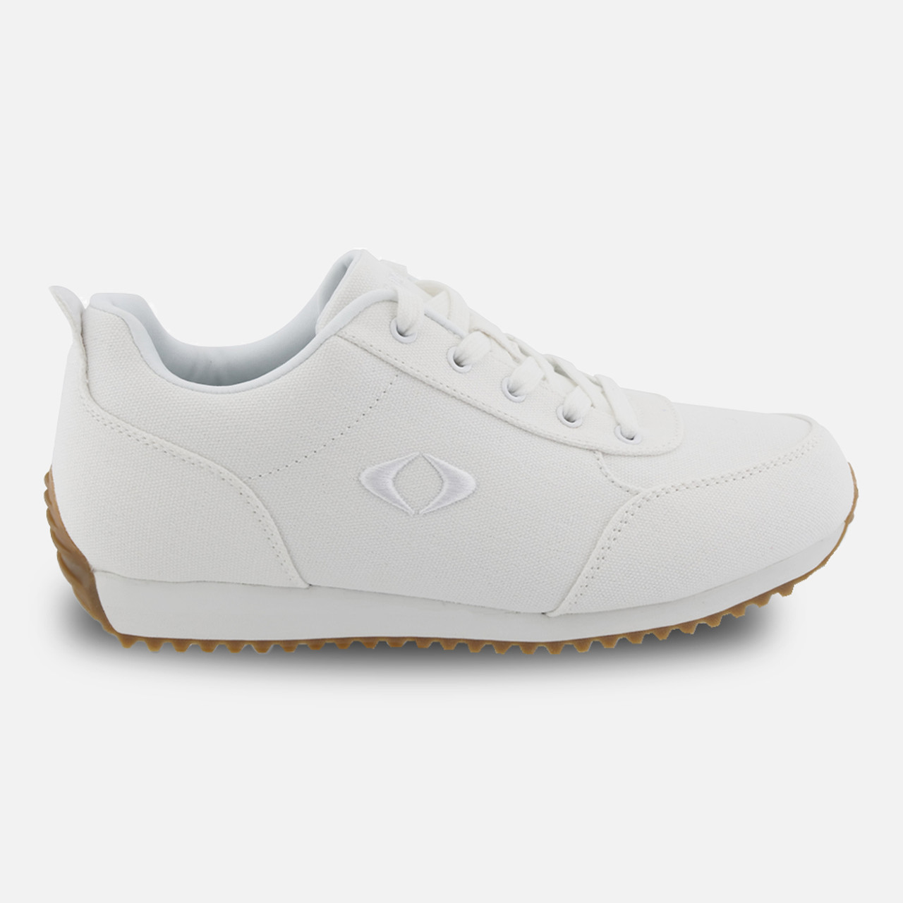 Apexfoot Women's Balmoral Lace Up Canvas - White