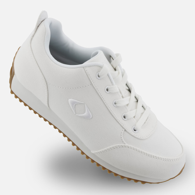 Apexfoot Women's Balmoral Lace Up Canvas - White