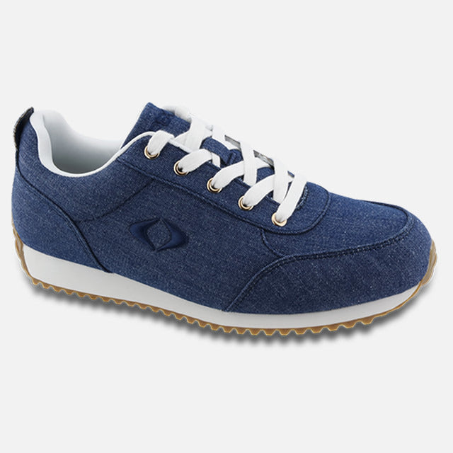 Apexfoot Women's Balmoral Lace Up Canvas - Navy