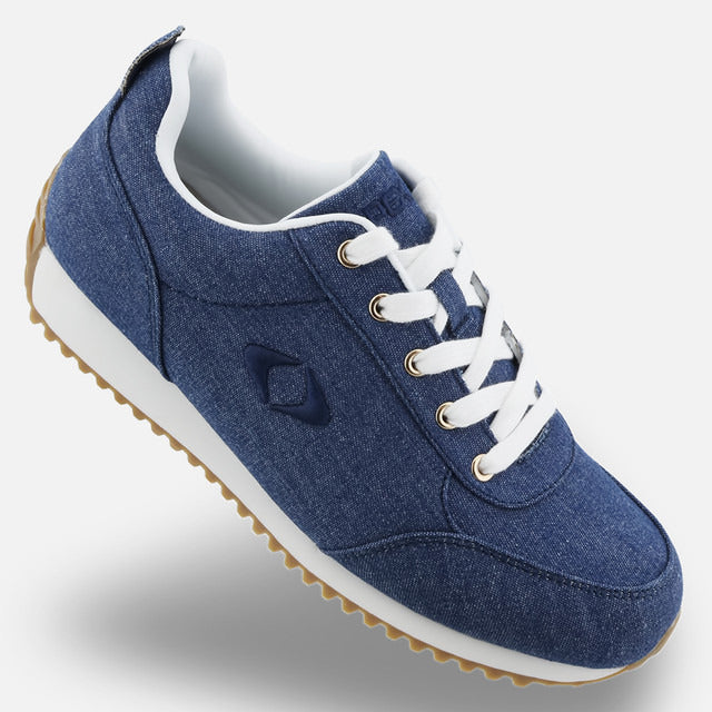 Apexfoot Women's Balmoral Lace Up Canvas - Navy
