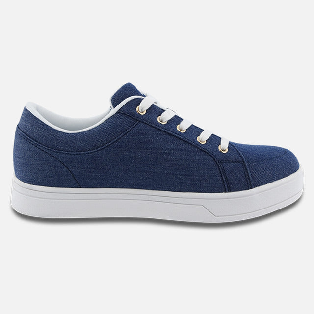 Apexfoot Women's Blutcher Canvas Zip - Navy