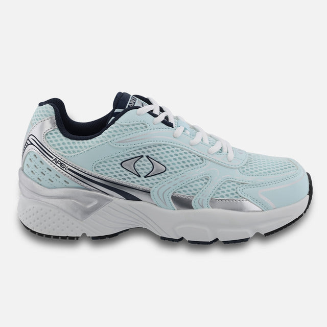 Apexfoot Women's Boss Runner Active Shoe - X Last - Seafoam / Silver