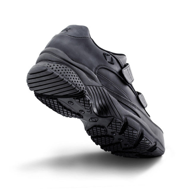 Apexfoot Men's Strap Walking Shoe - X Last - 2-Strap - Black