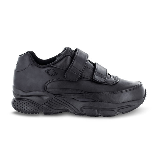 Apexfoot Men's Strap Walking Shoe - X Last - 2-Strap - Black