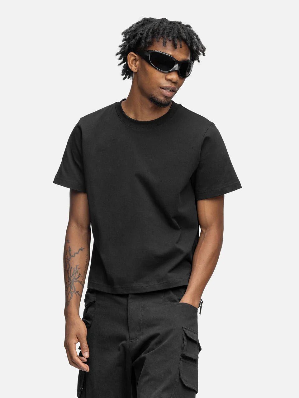 BLACKTAILOR CROPPED T-SHIRT