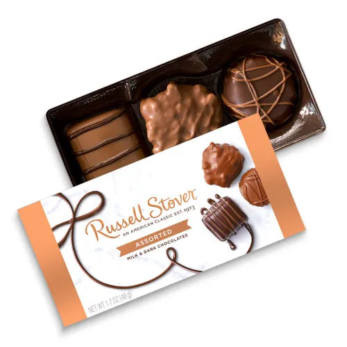 Russell Stover Chocolates Assorted Chocolates, 1.7 oz. Box