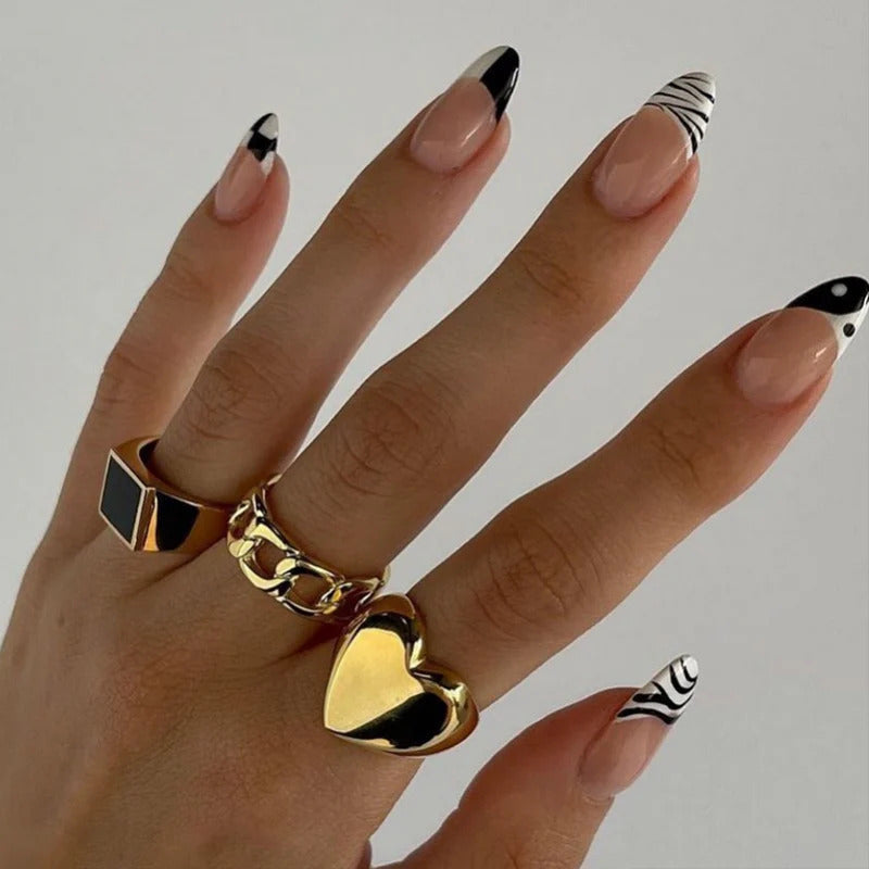 ARGENTO VIVO THE WIDE CHAIN RING