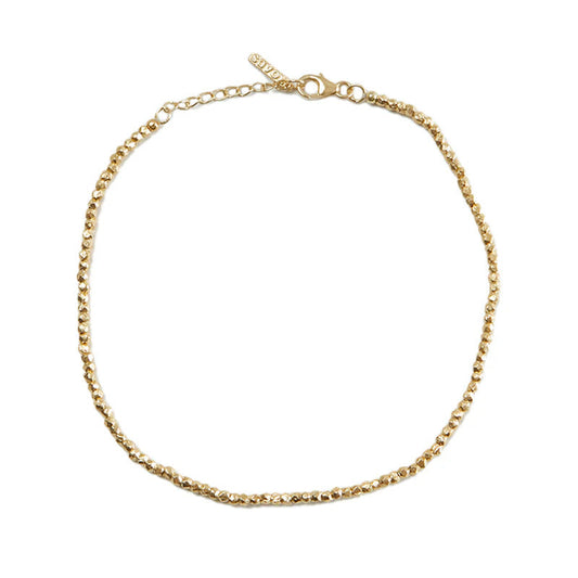 ARGENTO VIVO THE CECILIA NUGGET ANKLET