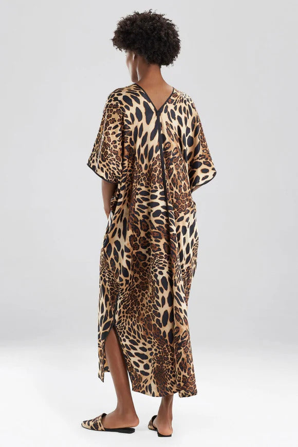 Natori Luxe Leopard Caftan