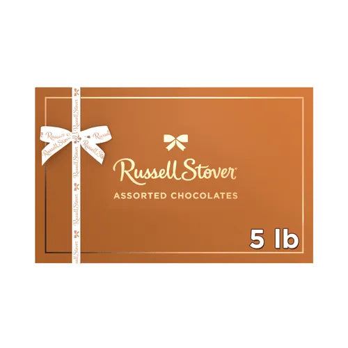 Russell Stover Chocolates Assorted Chocolates, 5 lb. Copper Box
